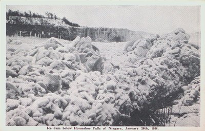 Ice Jam below the Horseshoe Falls, Niagara Falls