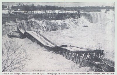 Falls View Bridge After Collapse, Niagara Falls