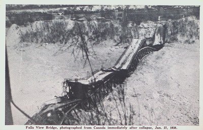 The Falls View Bridge after its Collapse