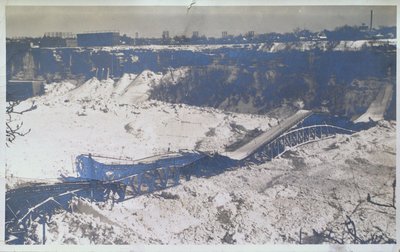 The Falls View Bridge after its Collapse