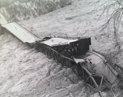 The Falls View Bridge after its Collapse