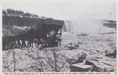 The Falls View Bridge after its Collapse