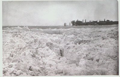 An Ice Jam at the Mouth of the Niagara River, Niagara-on-the-Lake