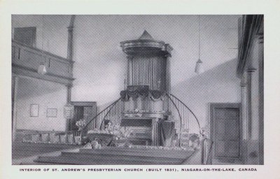 The Interior of St. Andrew's Presbyterian Church, Niagara-on-the-Lake