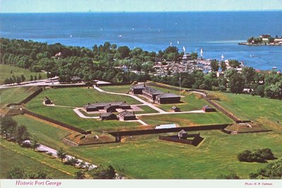 An Aerial View of Fort George, Niagara-on-the-Lake