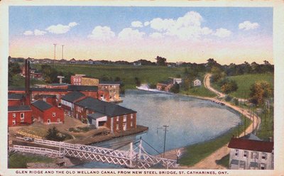 Glenridge & The Old Welland Canal from the New Steel Bridge