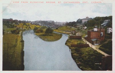 A view of the Old Canal from the Burgoyne Bridge