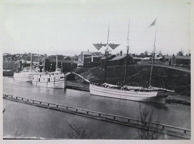 Second Welland Canal at Lock Four