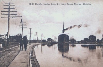 S.S. Dunelem on the New Canal in Thorold