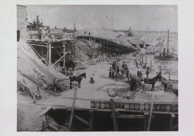 Construction on the Welland Canal