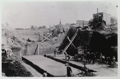 Laying the Bed of the Third Canal