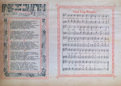 Teresa Vanderburgh's Musical Scrapbook #1 - Good King Wencellas (Wenceslas) Lyrics and Music