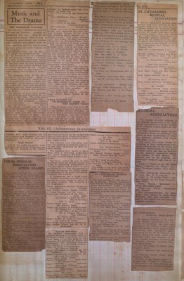 Teresa Vanderburgh's Musical Scrapbook #1 - Various  Clippings