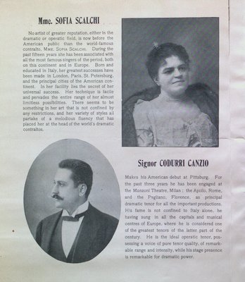 Teresa Vanderburgh's Musical Scrapbook #1 - Scalchi Operatic Co. at the Grand Opera House