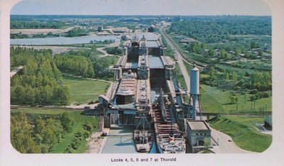 Locks Four, Five, Six and Seven on the Welland Ship Canal