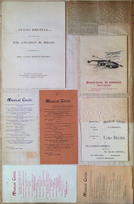 Teresa Vanderburgh's Musical Scrapbook #1 - Programs and Clippings for Various Musical Performances