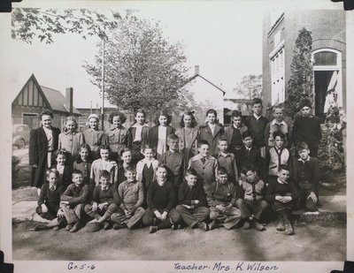 Grade 5-6 Class, Central School, Merritton