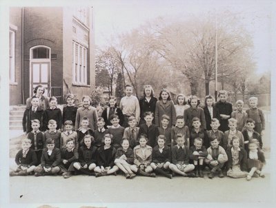 Class Portrait at Central School, Merritton