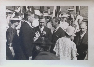 Royal Visitors King George VI and Queen Elizabeth at St. Catharines Train Station