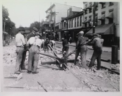 Railway Construction at James and King Streets