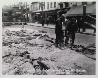 Railway Construction at James and King Streets