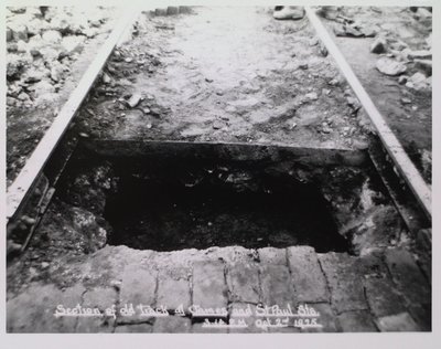 Railway Construction at James and St. Paul Streets