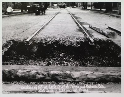 Railway Construction at King and Ontario Streets