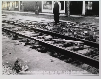 Railway Construction at Queenston Street