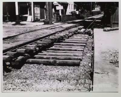 Railway Construction at Louisa and Catherine Streets