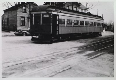 NS&T Car #132 on the Welland Division in Thorold