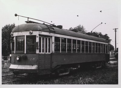 NS&T Suburban Car #324 at the Welland Avenue Rail Yard