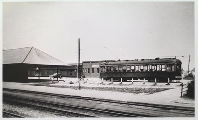 NS&T Car at the St. Catharines Railway Station