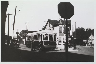 NS&T Car near St. Paul and Geneva Streets