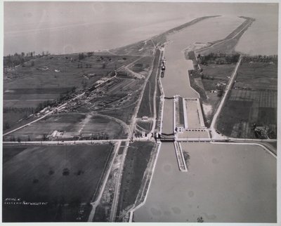 Lock One and Port Weller Looking North