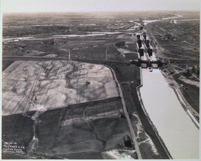 Twin Flight Locks 4, 5 & 6 Looking South