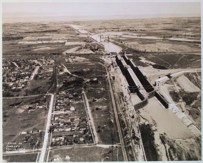 Twin Flight Locks 4, 5 & 6 Looking North