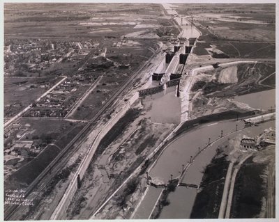 Twin Flight Locks 4, 5, & 6 Looking North