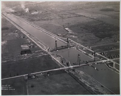 Bridges 17 & 18 on the Welland Ship Canal Looking North