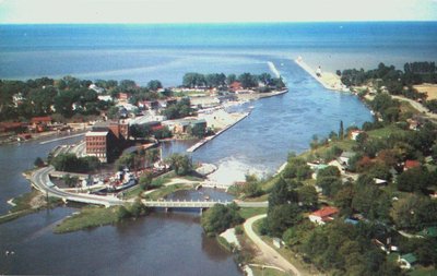 Aerial View of Port Dalhousie and Harbour