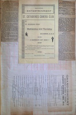 Teresa Vanderburgh's Musical Scrapbook #1 - Newspaper Clippings and Concert Programs