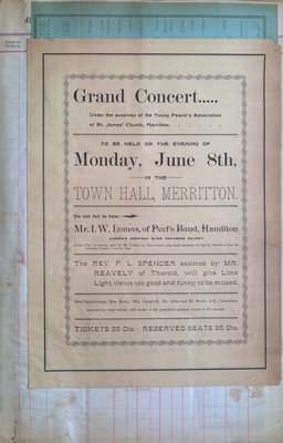 Teresa Vanderburgh's Musical Scrapbook #1 - Concert Program