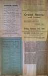 Teresa Vanderburgh's Musical Scrapbook #1 - Concert Programs and Newspaper Clippings