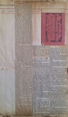 Teresa Vanderburgh's Musical Scrapbook #1 - St. Catharines Philharmonic Society Concert Program and Newspaper Clippings