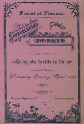 Teresa Vanderburgh's Musical Scrapbook #1 - Concert Program