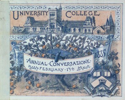 Teresa Vanderburgh's Musical Scrapbook #1 - University College Annual Conversazione