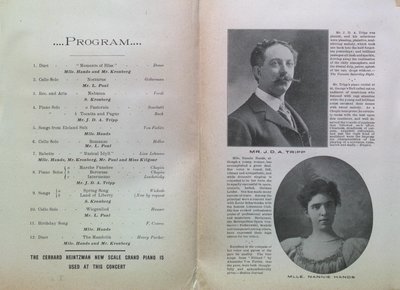 Teresa Vanderburgh's Musical Scrapbook #2 - S. Kronberg at the Grand Opera House