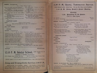 Teresa Vanderburgh's Musical Scrapbook #2 - Tremont Temple Baptist Church Church Service