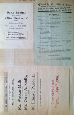 Teresa Vanderburgh's Musical Scrapbook #2 - Concert Programs