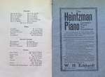 Teresa Vanderburgh's Musical Scrapbook #2 - Program for the Cantata "David's Lament"