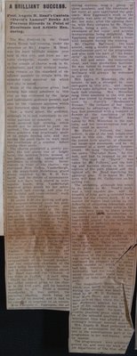 Teresa Vanderburgh's Musical Scrapbook #2 - Newspaper Review of the Cantata &quot;David's Lament&quot;